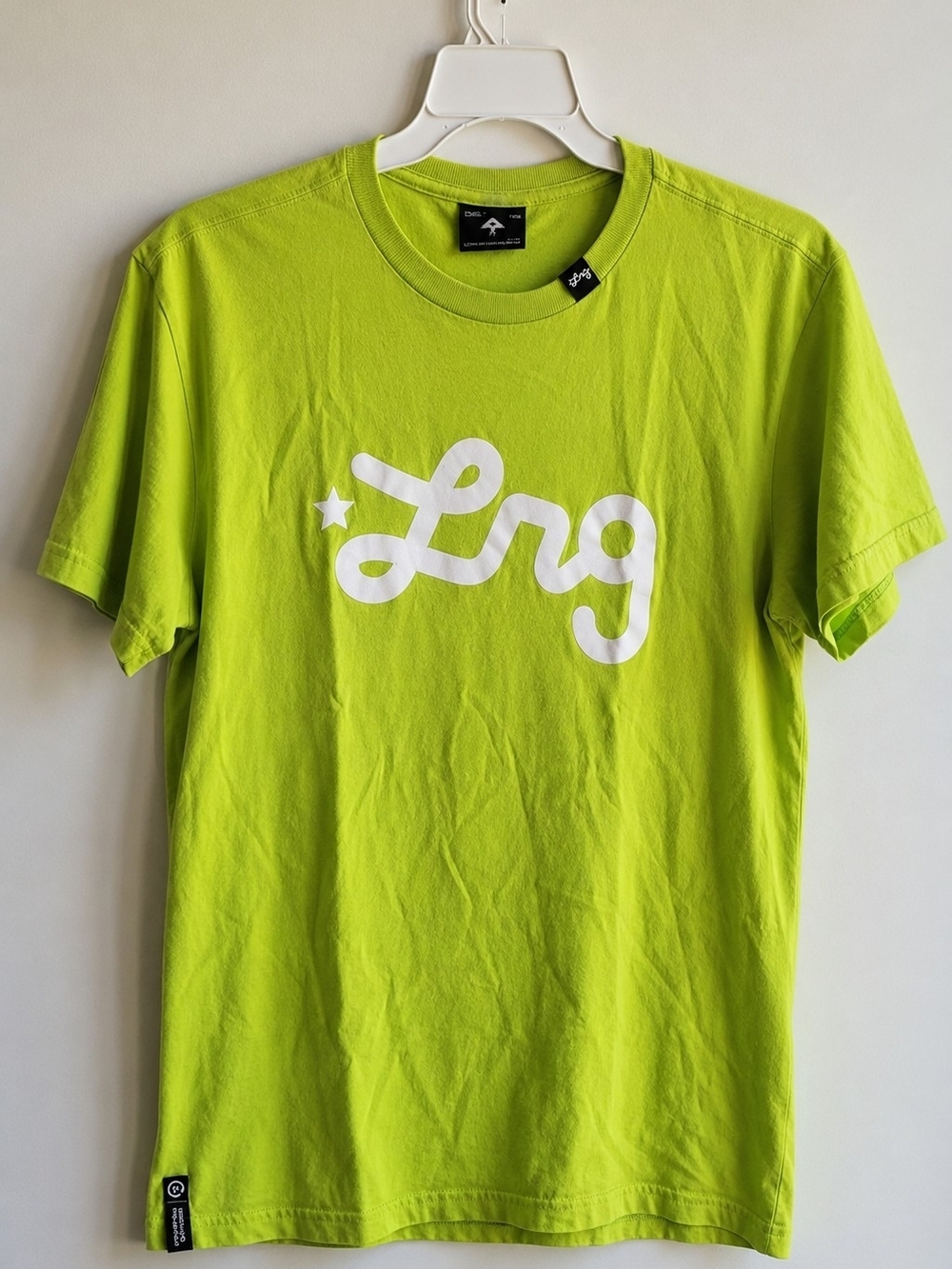 LRG Lifted Research Group Logo Graphic T-Shirt Green Men's Medium